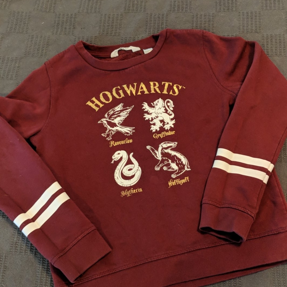H&M Harry Potter Hogwarts Girl's Sweatshirt